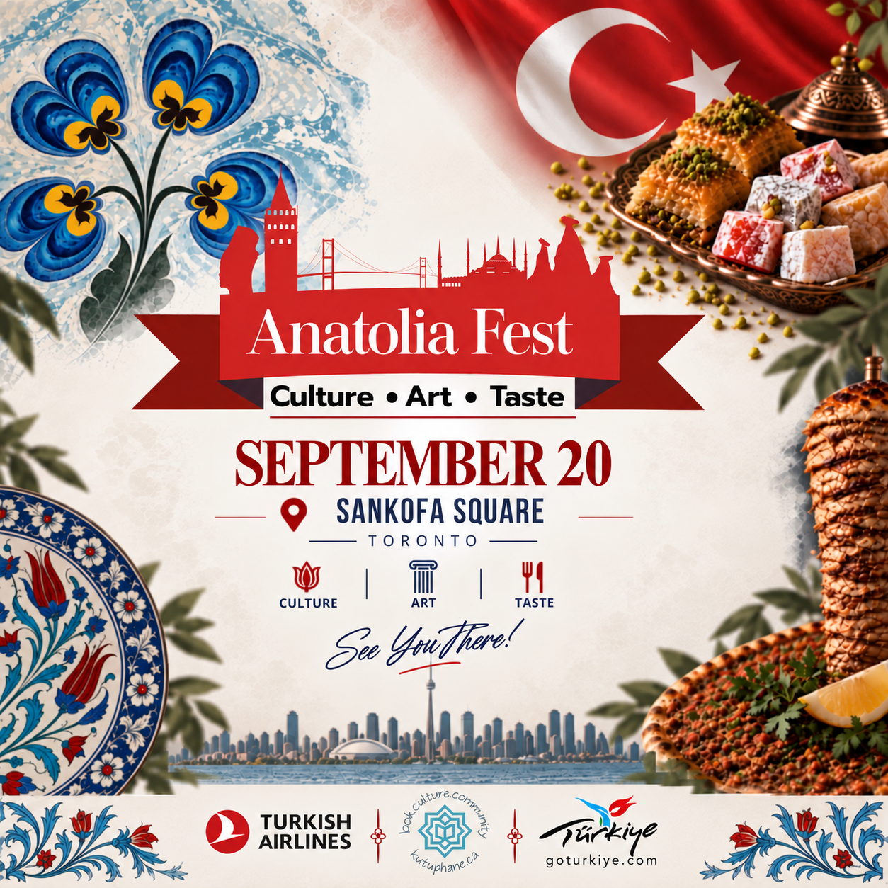 Anatolia Fest Toronto 2026: Free Turkish Culture Festival at Sankofa Square